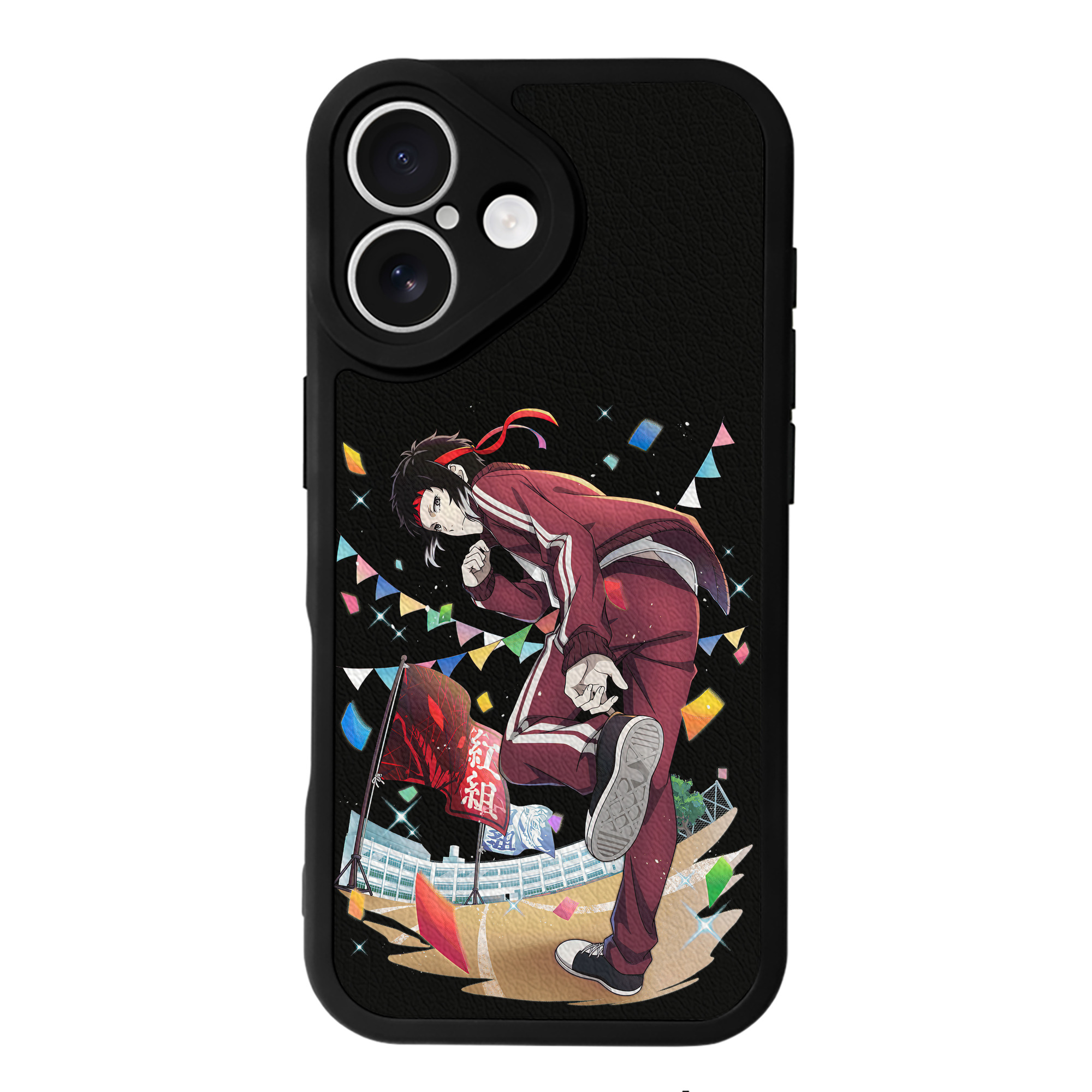 （画像用） 文豪ストレイドッグス Bungo Stray Dogs 【iPhone 16シリーズ対応】シリコンスマホケース（レザー調） 材質：シリコン
